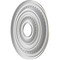 Ekena Millwork Cole PVC Ceiling Medallion (Canopies up to 4 1/2"), 16"OD x 3 1/2"ID x 1"P, Metallic Silver Metallic CMP16COCSV - alternate 3